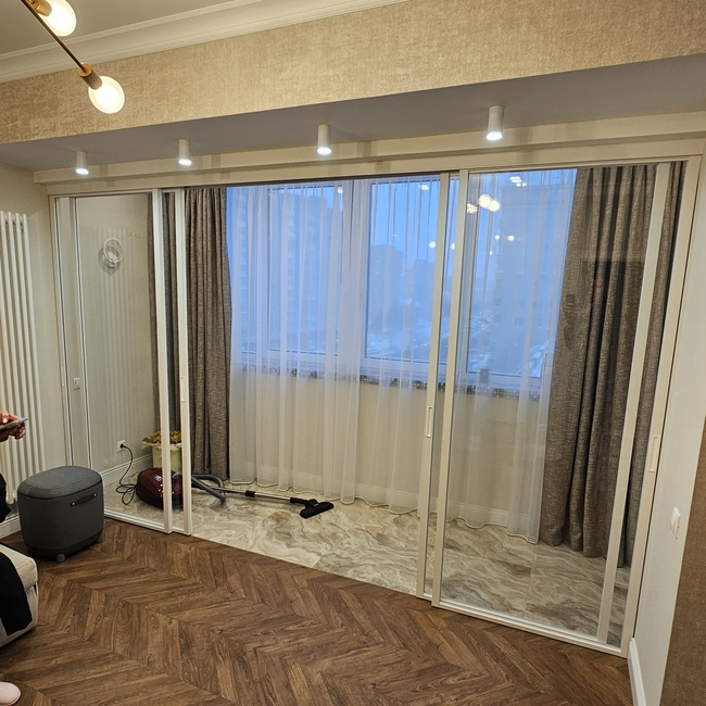  Перегородки на лоджию, фотография 2
